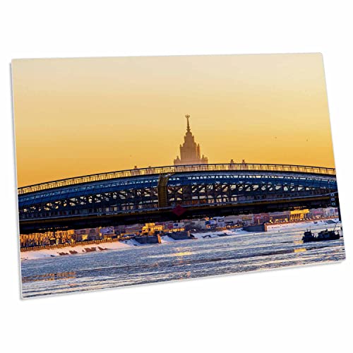 Alfombrilla de escritorio 3dRose Winter River 23x16 in