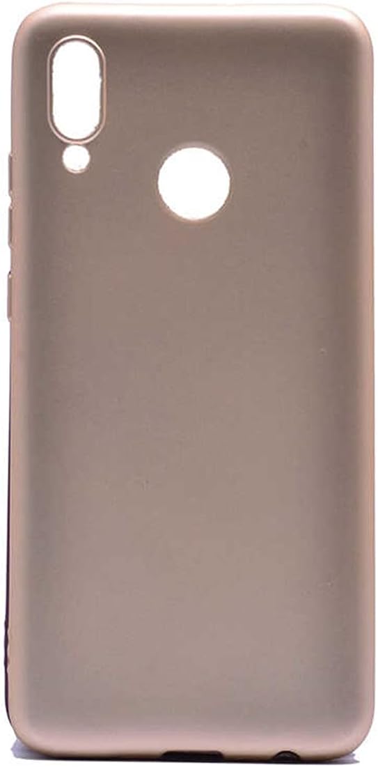 Zore Huawei ile uyumlu P Smart 2019 Kılıf Premier Silikon Kapak Gold