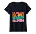 Women's Groovy I'm Not Rude I'm Just Selectively Nice Funny Quote V-Neck T-Shirt