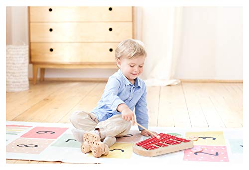Classic Cantabile CX-23 Glockenspiel - Chromatisches Sopran-Xylophon - Resonanzkörper - 23 sauber gestimmte Töne (c' bis a#'') - Inkl. ein Paar Holz-Schlägel - Rot - Image 3
