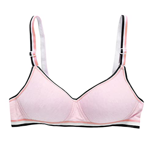 Sutiã acolchoado sem fio para meninas roupa íntima esportiva adolescente 12-18 anos lingerie pequena