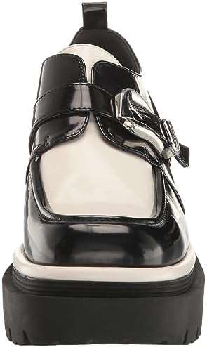 Circus NY by Sam Edelman Women's Natasha Monk-Strap Loafer, Black/White, 8.5 | Image 1
