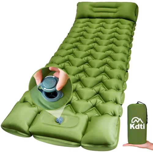 KDTI Ultralight Sleeping Pad with Built-in Foot Pump for Camping by Kdti - Used condition - CA$37.99