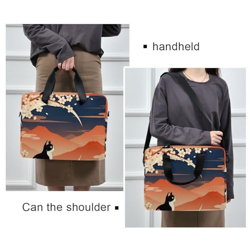 Bolso bandolera para laptop 15.6 pulgadas con asa y correa miniatura 2