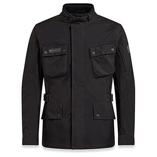 Belstaff Macklin Giacca Motociclista, nero, S
