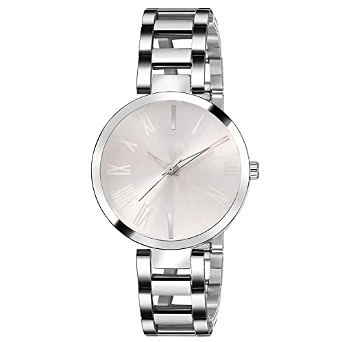 Image of Queen Round Dial Magnetc Strap Analog Gold Watch for Girls /Gold 1924MAGNT