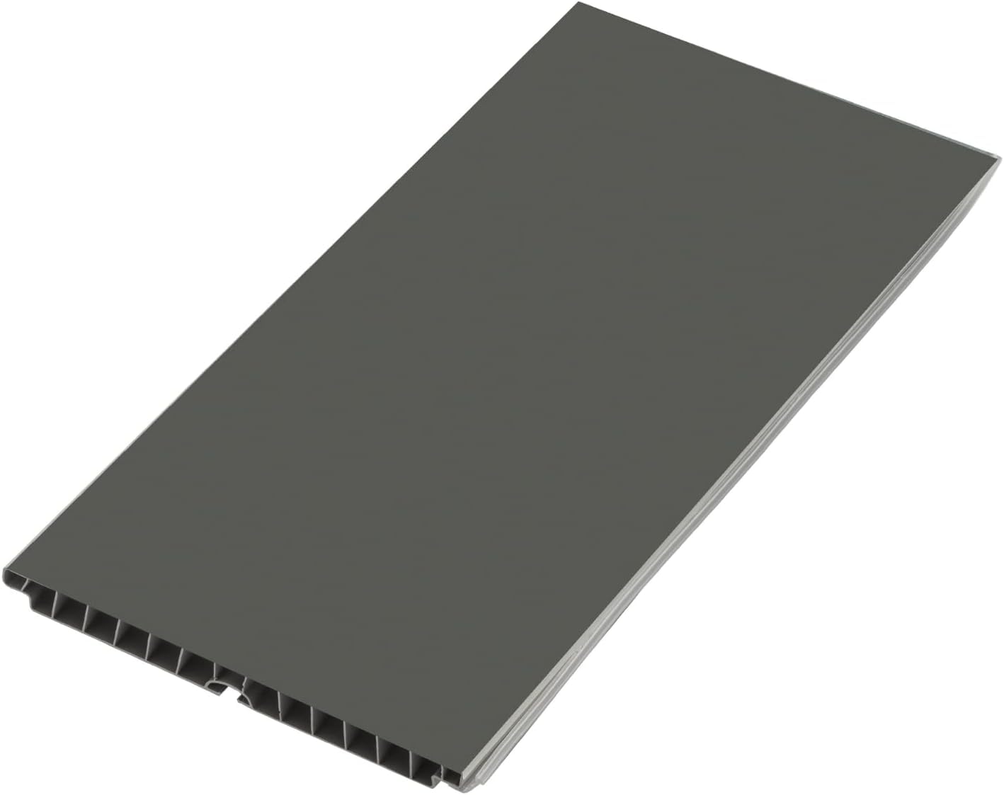 AERREGI Kit Zoccolo per Cucina Battiscopa Altezza 10, 12 e 15 Centimetri | Zoccoli Nero 5 Metri con Accessori per Unione e Ganci | Zoccolatura Piombo (H120 mm)