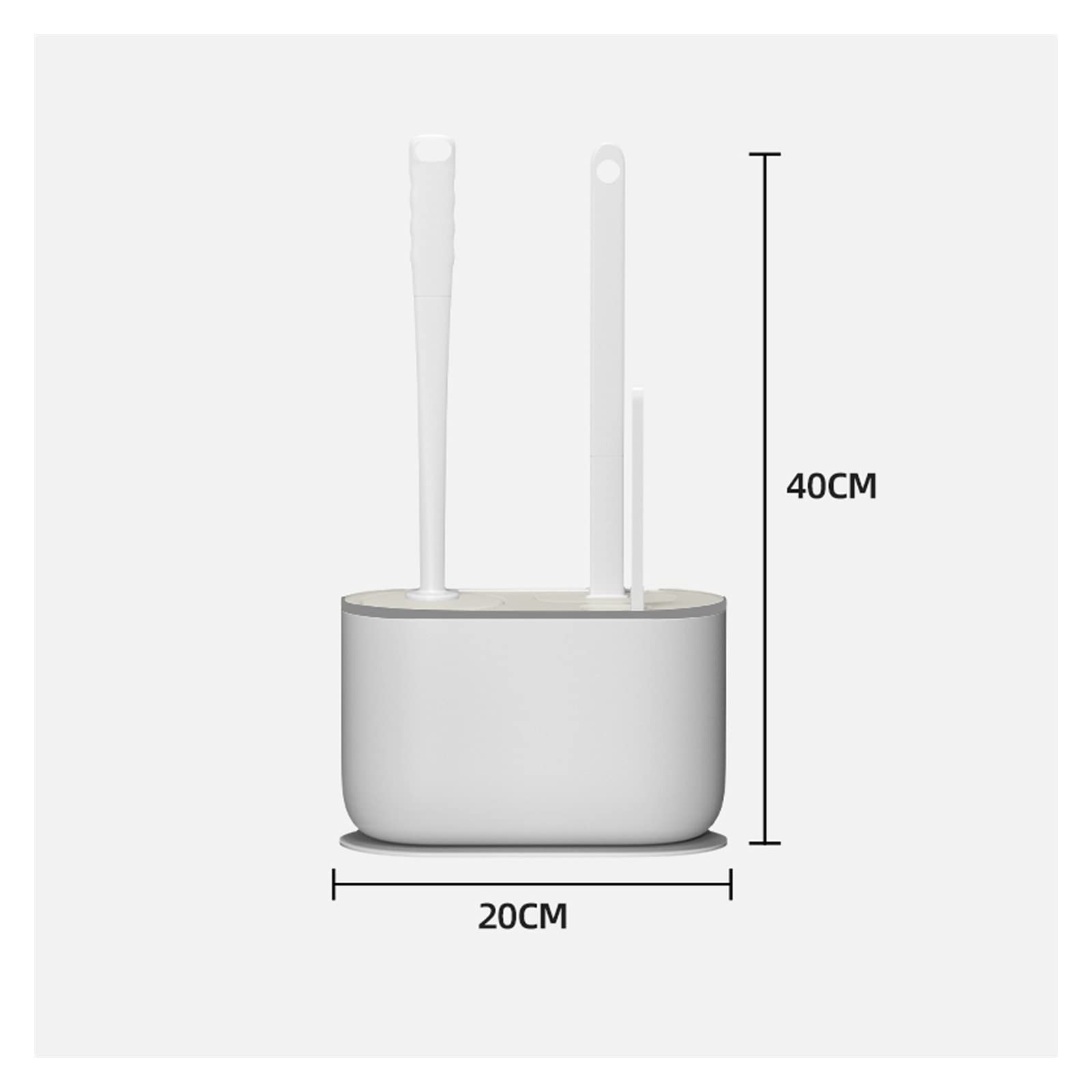 Escobillas de Baño/Escobilla WC Silicona Inicio for el baño Cepillo for el baño del baño Juego de inodoro montado en el baño de almacenamiento resistente y duradero Cepillo for el baño conveniente Cep