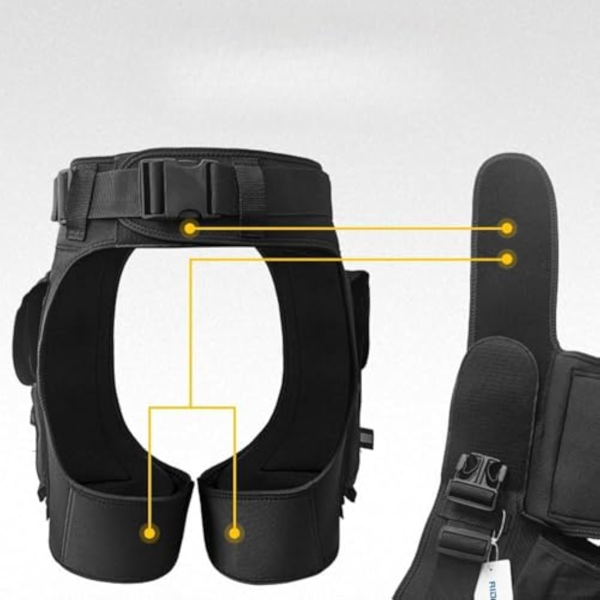Men's Wetsuit Pants with Side Pockets for Water Sports
