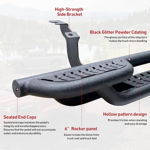Barras Laterales Drop Down para Toyota Tundra 2022-2025 miniatura 4