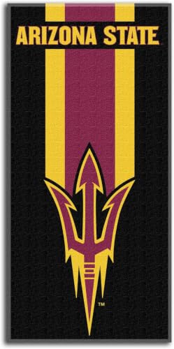 Image of Northwest NCAA Arizona State Sun Devils Unisex-Adult Beach Towel, 30 inch x 60 inch, Zone Read (Pack of 6)