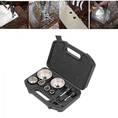 Juego de brocas sierra de diamante para cerámica, 9 piezas miniatura 4