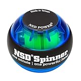 NSD Essential Spinner Gyro Hand Grip Strengthener Wrist Forearm Exerciser, Blue