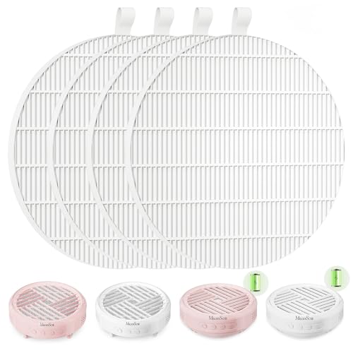 Image of SProR Nail Dust Collector Replacement Filter, 4 Pack Reusable Dust Filter for MelodySusie Hpro /SProR Nail Dust Collector, Compatible Fine Filter for Efficient Nail Dust Collection