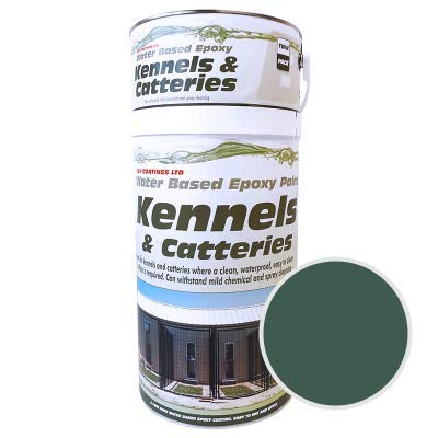 ASK Coatings Cattery and Kennel Floor Paint, waterproof epoxy paint (5L, Green) โ image 1