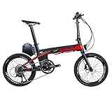 [page_title]-SKNIGHT E-Bike Faltrad E-Faltrad, E8 20' Zoll Carbon Elektro-Faltrad Samsung Li-Ionen Akku (36V 8,7AH),200W Shimano SORA 9 Gänge Pedelec
