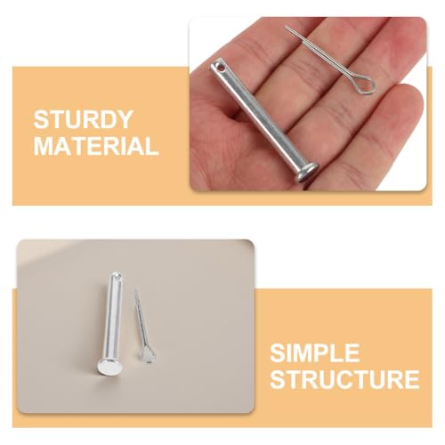 Image of ARTIBETTER Popcorn Machine Accessories 2Pcs Stainless Steel Latch Pins Replacement for Commercial Popcorn Maker Parts Locking Pins