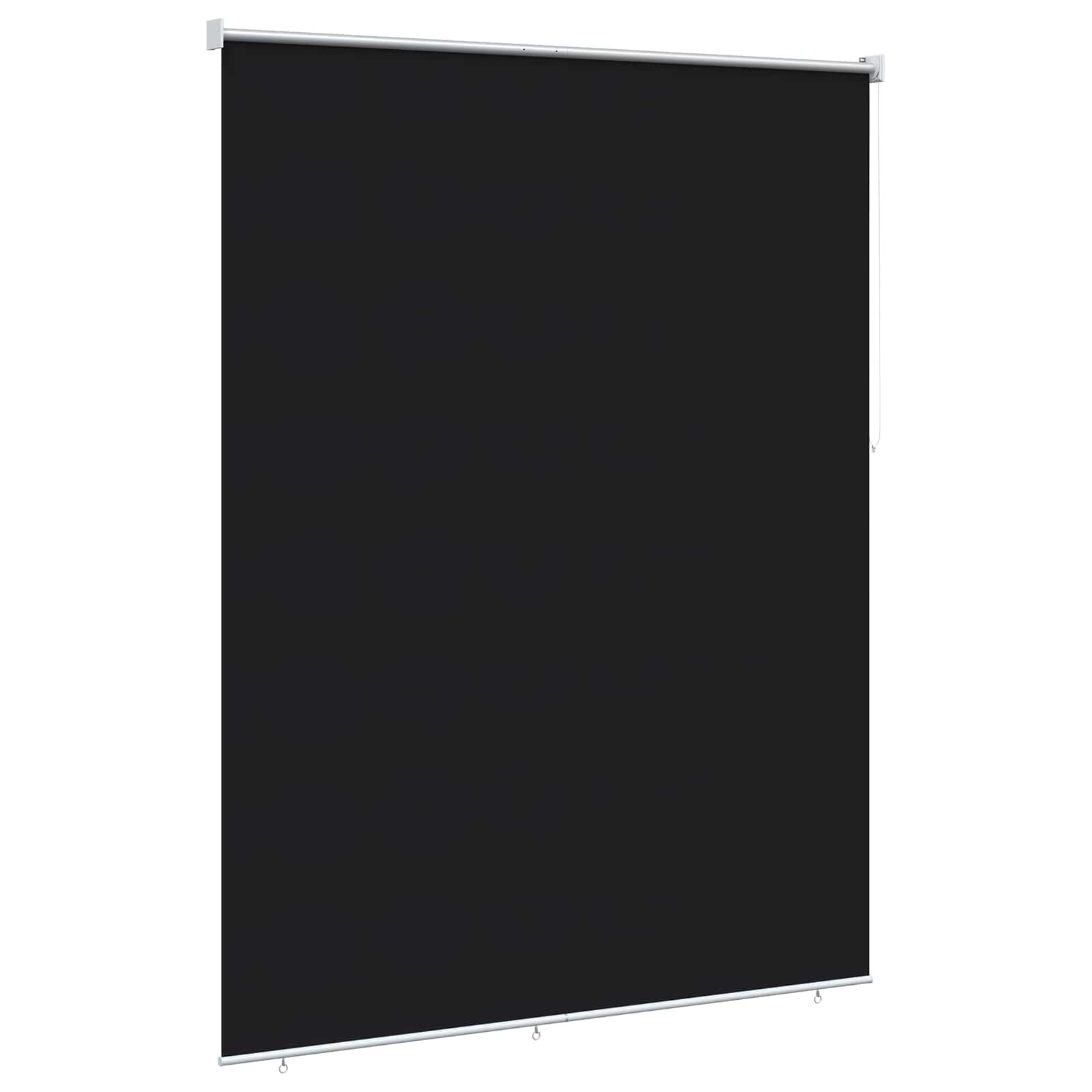 Tenda avvolgibile in poliestere nero con protezione UV | Montaggio a parete o soffitto, controllo termico, privacy, per soggiorno o serra