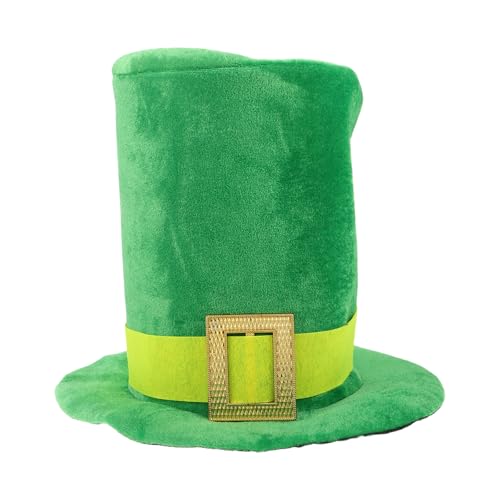 Chapeau haut-de-forme vert Saint-Patrick pour défilés et fêtes à domicile