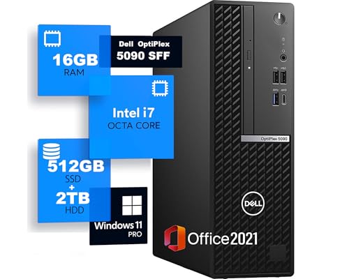 �y�����ςݕi�zDell OptiPlex 5090 SFF �f�X�N�g�b�vPC Core i7-11700 ������16GB SSD512GB+HDD2TB MS Office 2021 DVD�h���C�u Wi-Fi USB�A�_�v�^�[�t DisplayPort×