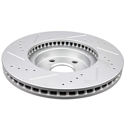 Image of cciyu Front Brake Kits with Calipers - 4 Dics Rotors 8 Ceramic Pads 4 Calipers With Bracket fit For Pontiac 2003-2006 For Toyota 2003-2006 (8PCS)