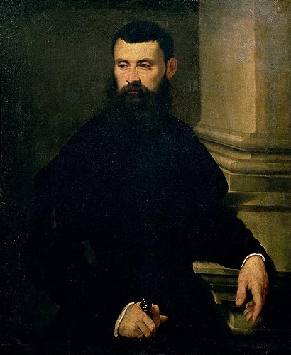 Tableau Portrait d'homme par Tintoretto Impression sur Toile 60x90cm