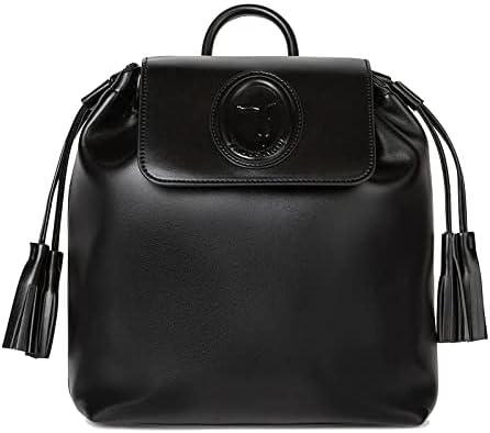 Trussardi ZAINO DONNA JOLIE BACKPACK SMOOTH ECOLEATHER MONOCOLOR NERO