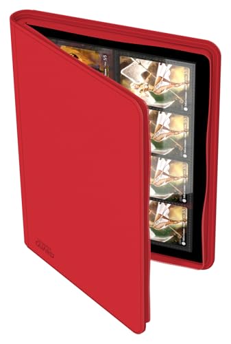 Image of Ultimate Guard Zipfolio 320 - 16 Pocket Xenoskin Red