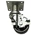CHG (Component Hardware Group) C47-0316-C Plate Caster With Brake 1/2" Adjustable 3" Wheel Component Hardware Group 263113 Chg (Component Hardware Group)