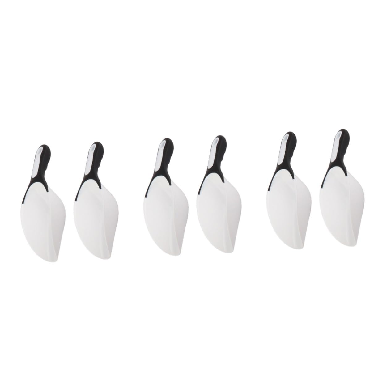 MAGICLULU 3 Set Di Palette Ergonomiche Riutilizzabili in Plastica Per Utensili Da Cucina Per Farina Popcorn Dolci Cibo Per Animali Robusto Materiale Pp 2 Pezzi * 3