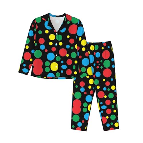 Ensemble de pyjama pour femmes style Twister confort manches longues