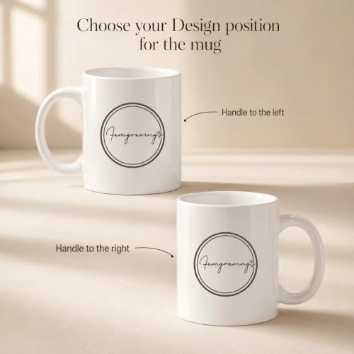 Taza de cerámica para café con logo personalizado 11 oz miniatura 6