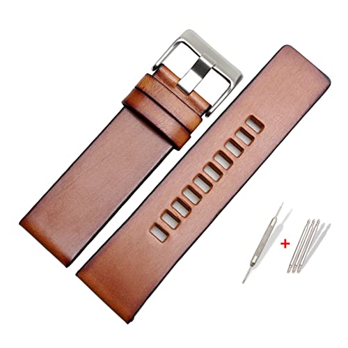 Run Ken Dieselƌ݊̂C^ÃU[̎vш DZT2002 DZ7314 7406 4471 7332 4476BRARP 22MM 24mm 26mmuXbgjgȃXgoh(01-silver buckle,24m