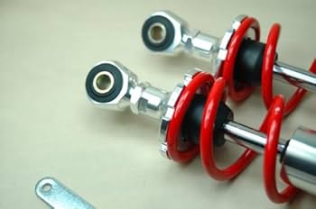 Amazon | OKD製アルミボディ荒巻サス280mm赤モンキー カブDAX | リア Amazon | OKD製アルミボディ荒巻サス280mm赤モンキー カブDAX | リア