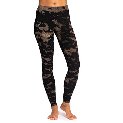 Leggings de yoga teints à la main PANASIAM collants extensibles océan