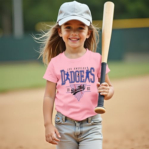 Toddler Baseball Shirt for Boys Girls Baseball Team Base Ball Fans Lover Outfit Kids Game Day Short Sleeve Tee Tops2