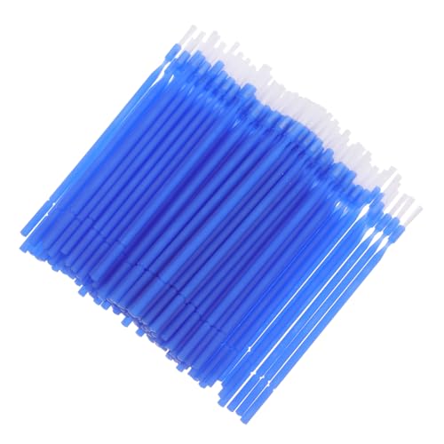 SAFIGLE 100個 使い捨て 用アプリケーターブラシ 歯のコーナー対応可能な精密口腔ケア用ツール フッ素塗 接着剤塗に