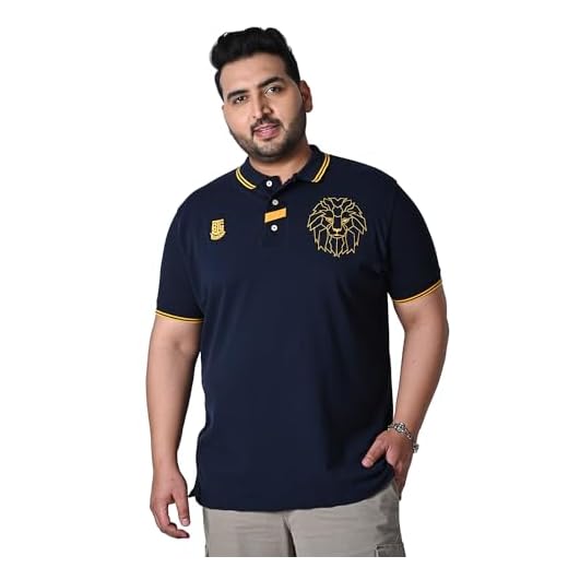 Bigbanana Men's Plus Size 100% Cotton Polo T-Shirt