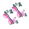 ibasenice 2pcs Tropical Novelty Glasses Makeup Gad...