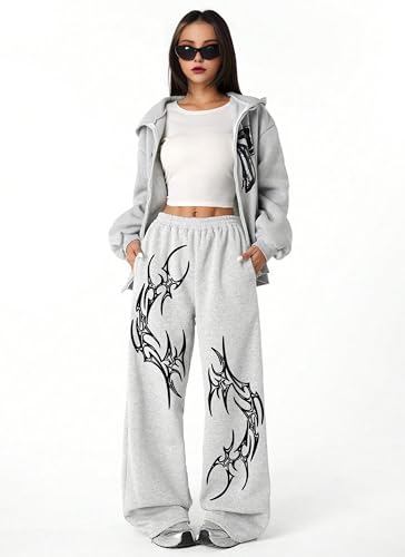 Image of Girls Cargo Pants High Waist Loose Fit 6 Pocket Baggy Cargo Pants for Kids