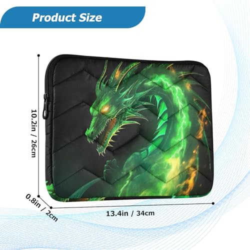 Funda para laptop Fire Dragon Green para 13-14 pulgadas miniatura 3