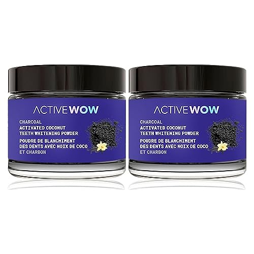Active Wow Active Wow Toothpaste Whitening Charcoal Powder - Vanilla 0.7 oz (20 g)