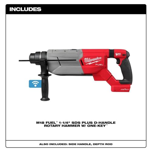 Milwaukee M18 FUEL 1-1/4" SDS Plus Rotary Hammer