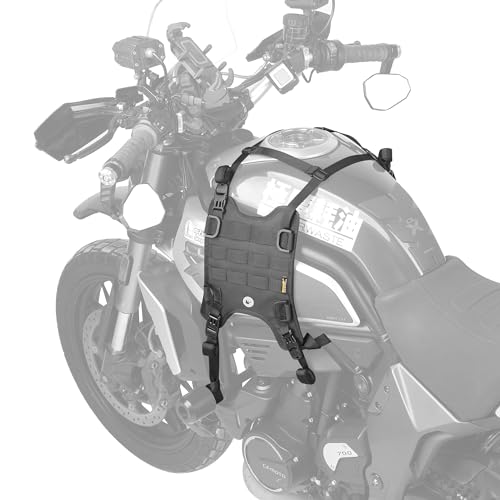Rhinowalk Motorcycle Tank Side Bag/Motorcycle Front Load Universal Saddle Bag Mounting Base