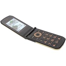 Senior Cell Phone, Flip Design, Dual Screens, Big Buttons, Clear Sound, SOS with, 4G Unlocked Gold