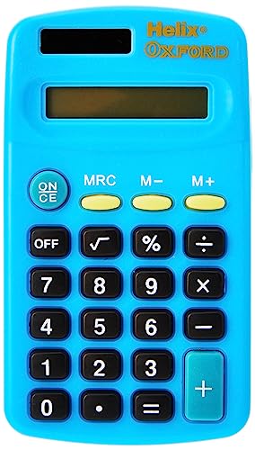 Helix Oxford Basic Calculator - Blue