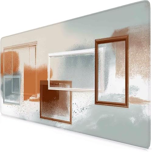Tapis de souris gris XXL tapis de souris 600x300mm gaming caoutchouc