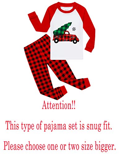 Image of Family Feeling Little Boys Pajamas Sets 100% Cotton Long sleeve Pjs