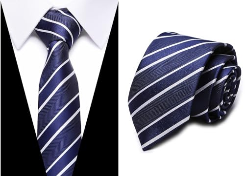 Image of Passabin Tie For Men Necktie Woven Jacquard Neck Ties Set 6 PCS