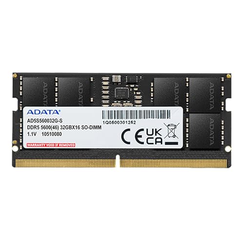 Amazon | ADATA DDR5 5600 SO-DIMM メモリモジュール - 32GB 高帯域幅